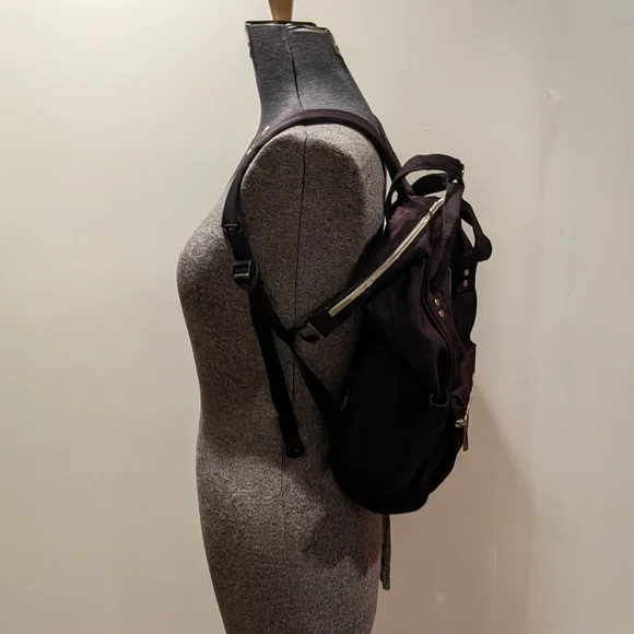 Tzowla Black Canvas Lightweight Women's Backpack - Picture 2 of 5